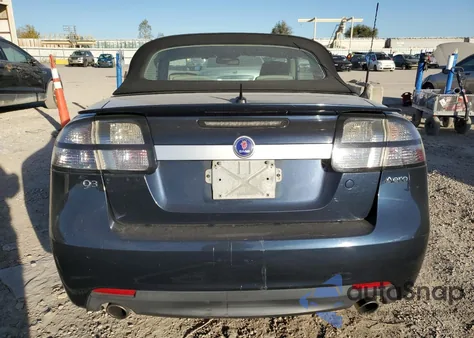 2008 Saab 9-3 Aero from USA, damaged, VIN YS3FH76U086008798